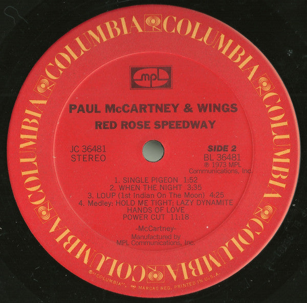 Paul McCartney & Wings* : Red Rose Speedway (LP, Album, RE, Ter)