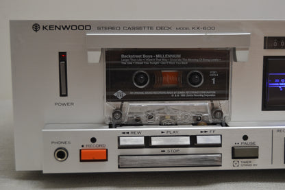 Kenwood KX-600 Single Cassette Deck * Fully Serviced * New Belts * Box * Manual