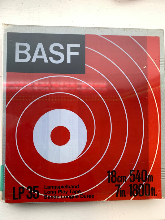 BASF 7 Inch Sealed Reel Tape