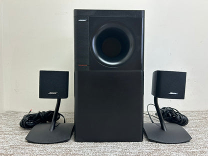 Bose Acoustimass 3 Series IV Speakers * Fully Serviced  * Desk Stands * Manual