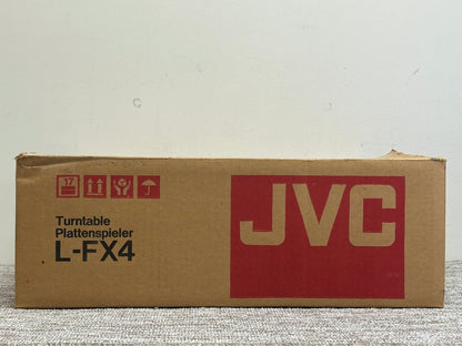 JVC L-FX4 Fully Automatic Direct Drive Turntable * Box * Manual * AT Cartridge