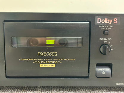 Sony TC-RX606ES Single Cassette Deck * ES Line * Fully Serviced * New Belts * Box