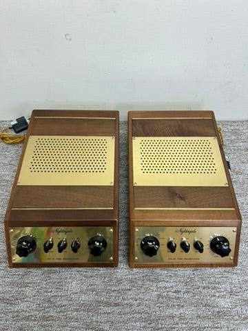Nightingale PTS-01 Tube Mono Preamplifiers * Matched Set of Two * Fully Serviced