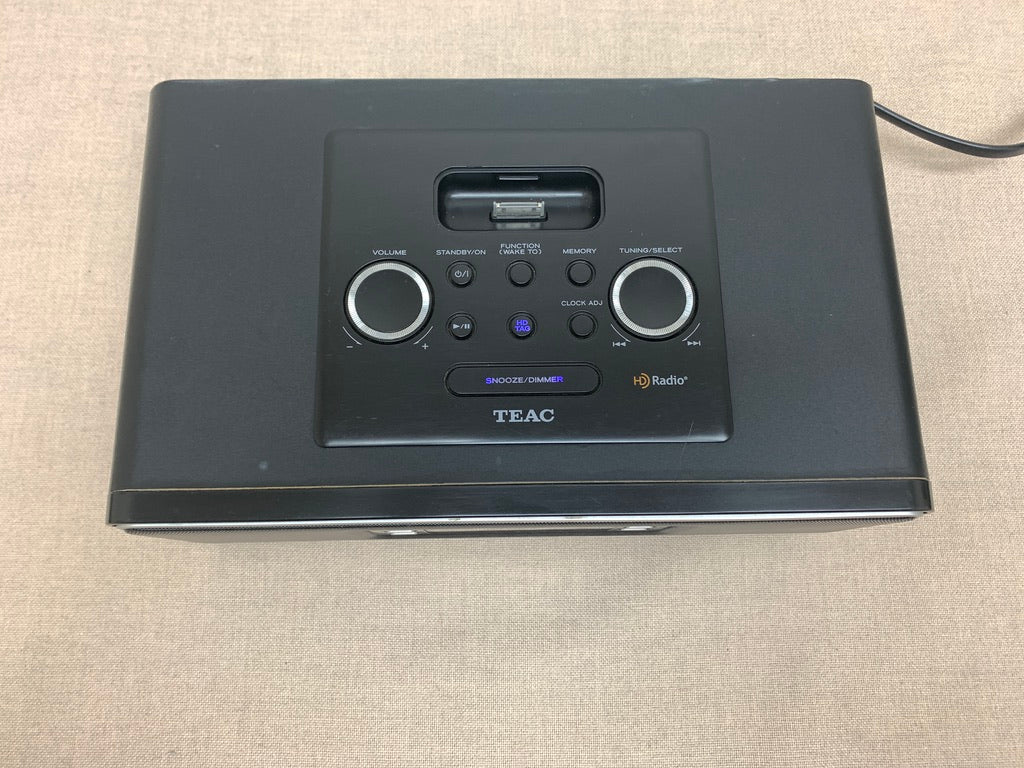 TEAC HD-1 AM/FM/HD Alarm Radio with AUX & iPod dock