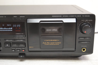 Sony TC-WE435 Double Cassette Deck * Fully Serviced * New Belts