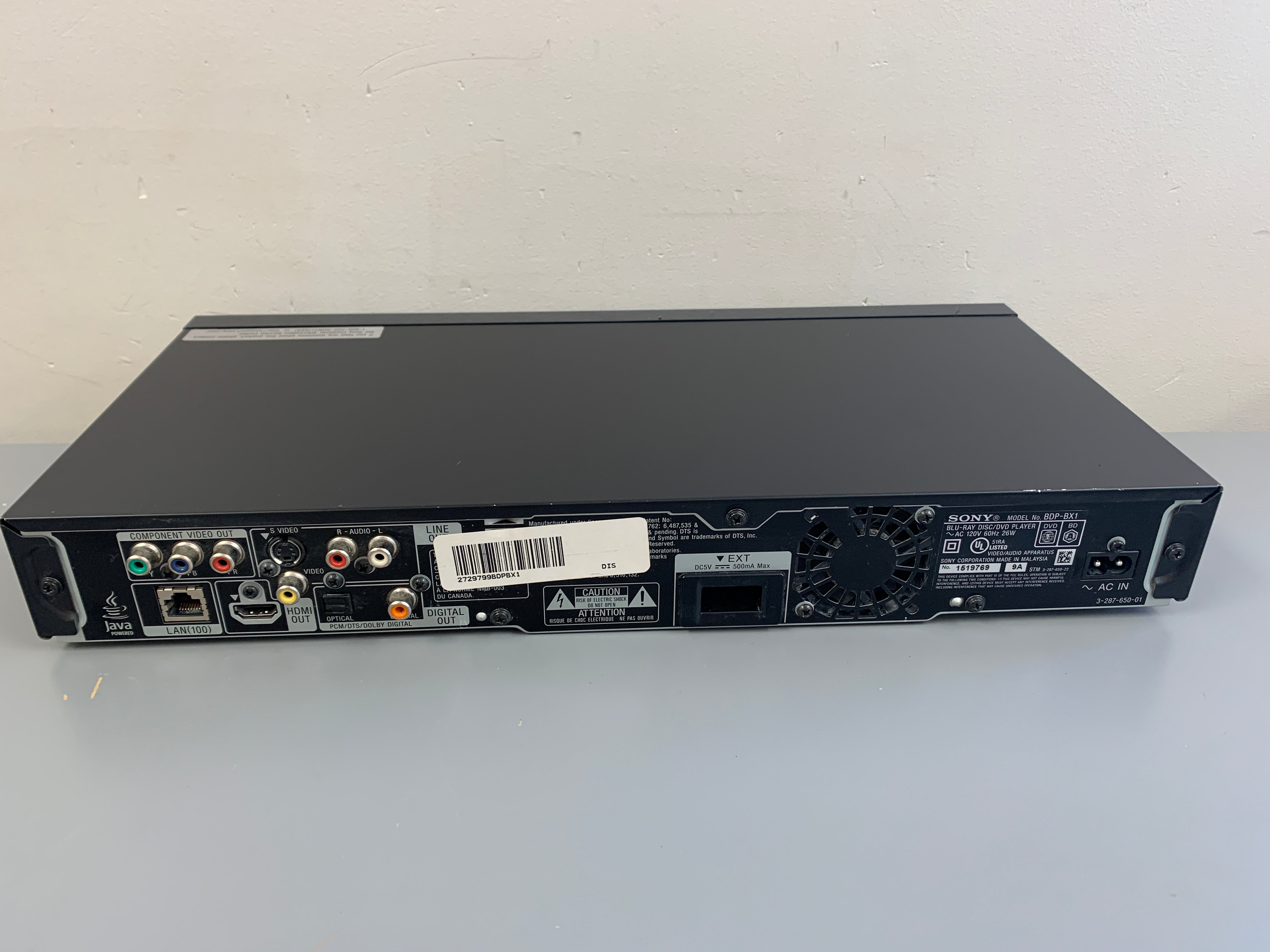 Sony BDP-BX1 Blu Ray Player – The Turntable Store