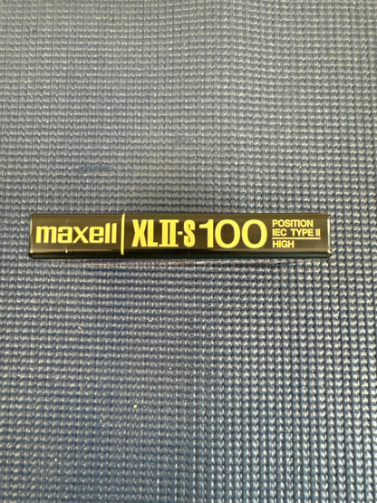 1998-99 Maxell XLII-S Blank Cassette 100 mins