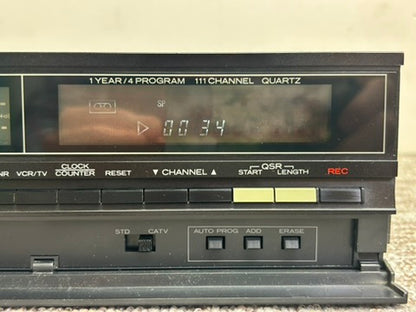 Sears 934.53451750 VHS Video Cassette Recorder * Remote * Box * New Belts * Fully Serviced