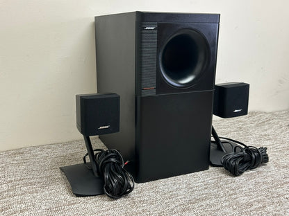 Bose Acoustimass 3 Series IV Speakers * Fully Serviced  * Desk Stands * Manual