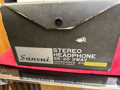Sansui  SS-20 2way Headphone w/ box