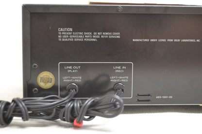 Kenwood KX-600 Single Cassette Deck * Fully Serviced * New Belts * Box * Manual