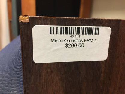 Micro Acoustics FRM-1 Floor Standing Speakers