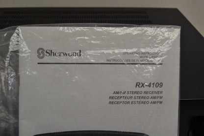 Sherwood RX-4109 Stereo Receiver * Remote * Manual * Fully Serviced * 100W RMS
