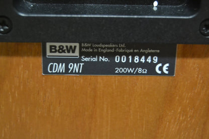 Bower & Wilkins B&W CDM-9NT Floor Standing Speakers * Local Pickup Only