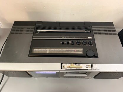 General Electric 4CM3326X BoomBox * TV * Micro-Cassette Walkman