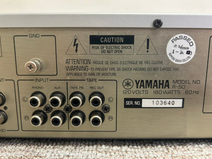 Yamaha R-50 Stereo Receiver * 35W RMS * Fully Serviced