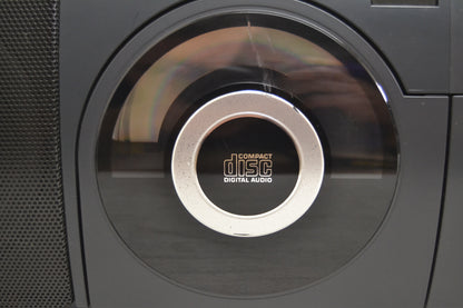 Panasonic RX-DT50, Vertical CD Player Stereo AM / FM Radio Dual Cassette 1980's 8 Fully Serviced * New Belts