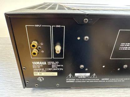 Yamaha MX-600U Power Amplifier * Manual