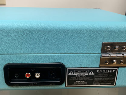 Crosley Cruiser Plus Portable Vinyl Record Player Bluetooth Turntable Blue