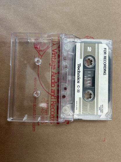 Technics C-30 Demonstration Cassette w/ Head Cleaning Tape