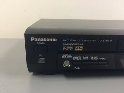 Panasonic DVD-RV31 Single CD/DVD/MP3 Player