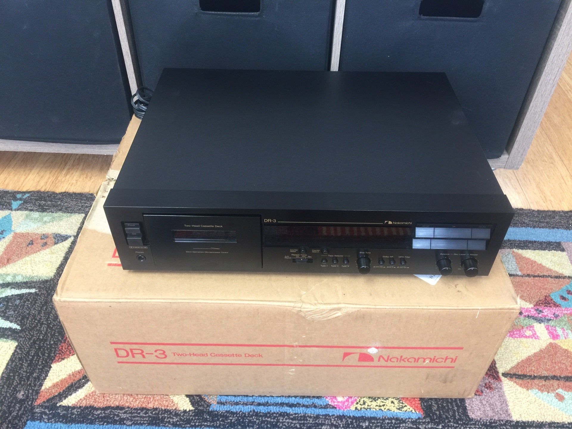 Nakamichi DR-3 Single Cassette Deck * Fully Recapped * Box – The