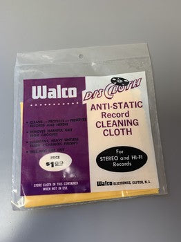 Walco Anti Static Record Cleaning Disc Cloth