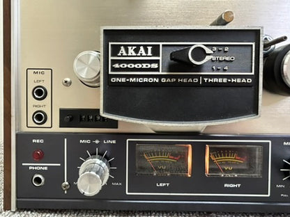 Akai 4000DS Reel to Reel Recorder * Fully Serviced * New Belts *