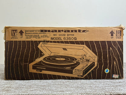 Marantz 6350Q Quartz Lock Direct Drive Turntable * MINT * Manual * Box * Fully Serviced *