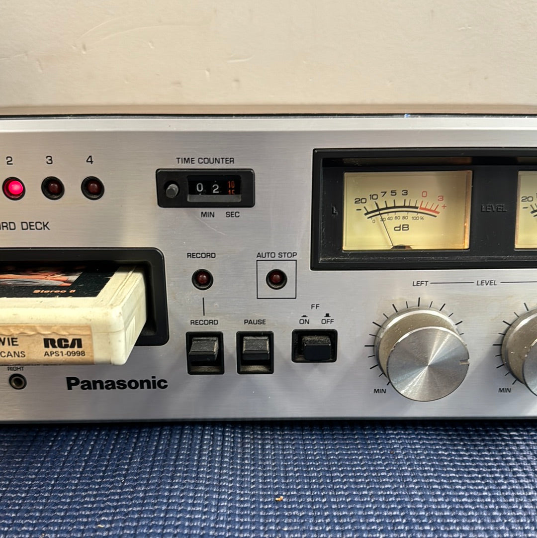 Panasonic RS-808 Eight Track Player and Recorder – The Turntable Store