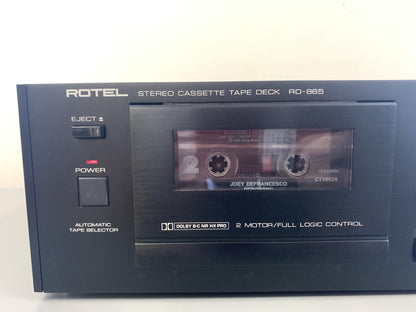 Rotel RD865 Single Cassette Deck