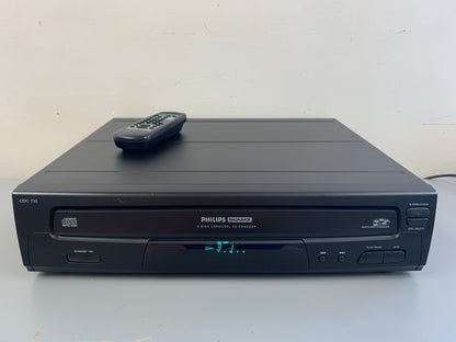 Philips Magnavox CDC735 CD Carousel 5 Disc * Remote