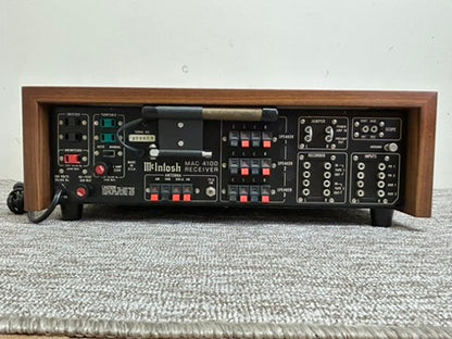 McIntosh MAC-4100 Stereo Receiver * 75W RMS * Fully Serviced * NEW Custom Wood Case by Heiukko