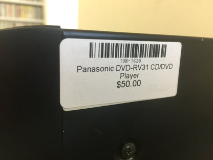 Panasonic DVD-RV31 Single CD/DVD/MP3 Player
