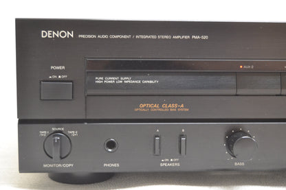 Denon PMA-520 Stereo Integrated Amplifier * 70W RMS * Fully Serviced * Manual