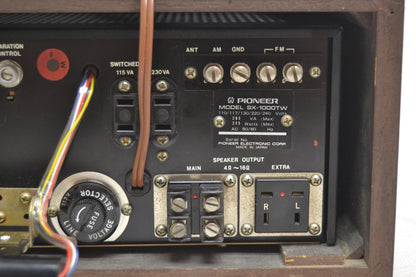 Pioneer SX-1000TW Stereo Receiver * 50W RMS * Wood Case * Fully Serviced *