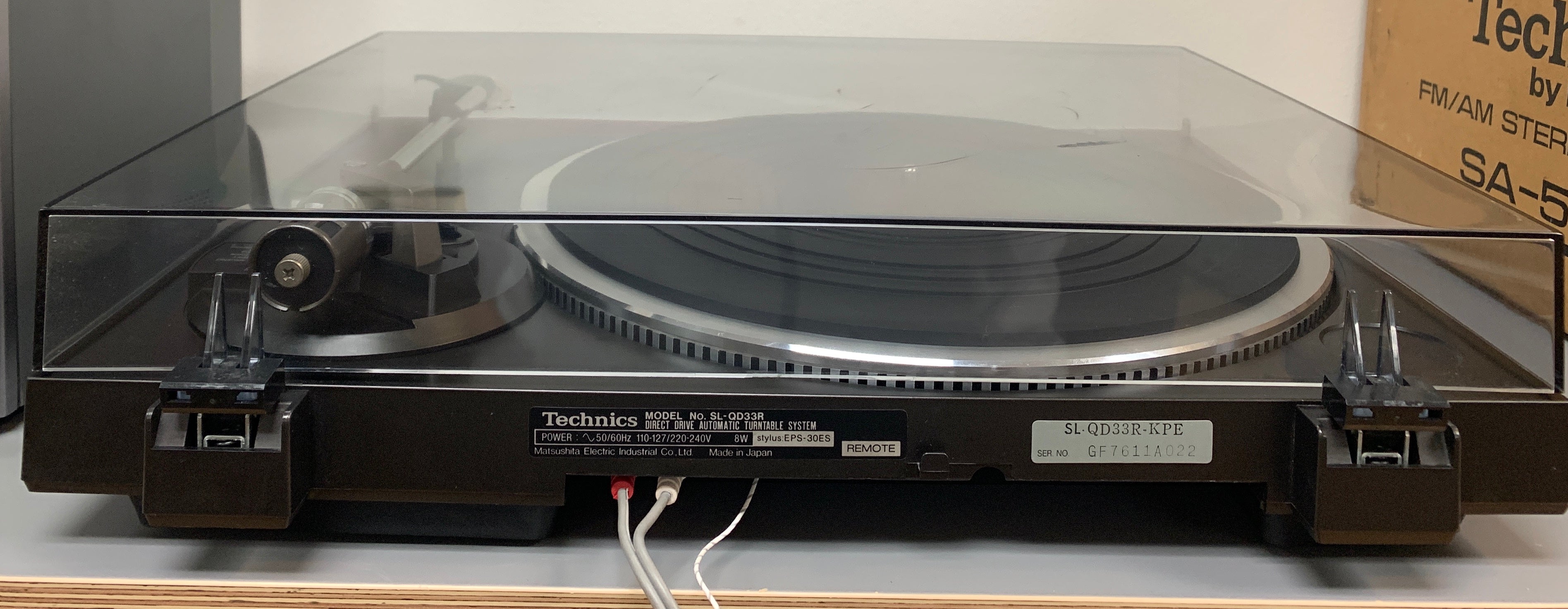 Technics SL-QD33R Turntable – The Turntable Store