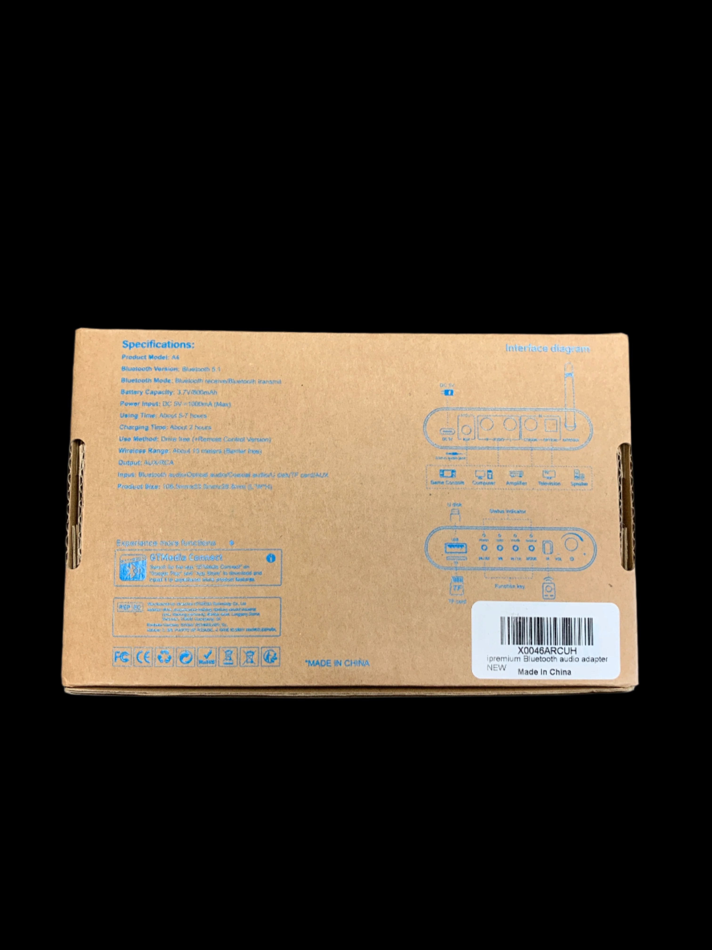 GTMEDIA A4 Bluetooth Audio Receiver & Transmitter