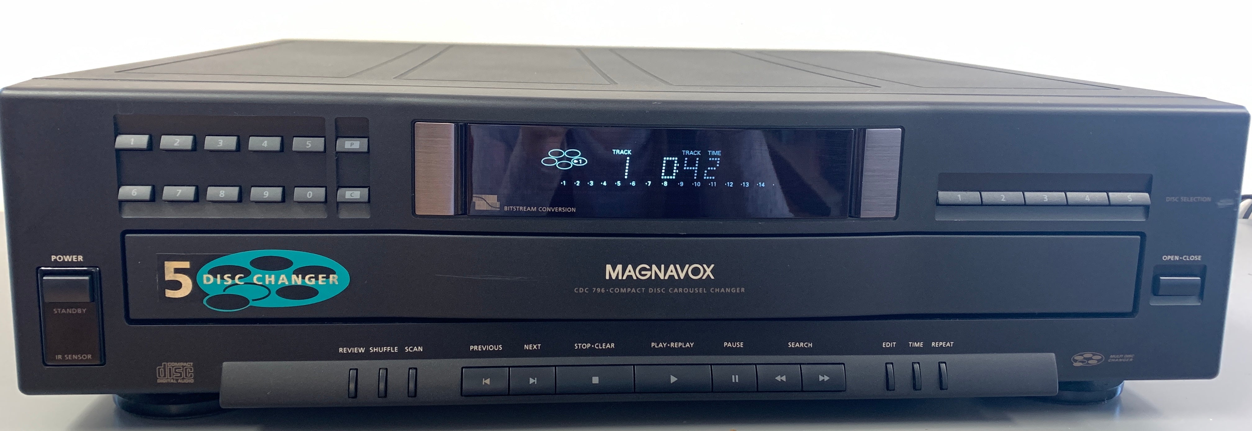 Magnavox CDC-796 Carousel 5 Discs – The Turntable Store Magnavox CDC-796 Carousel 5 Discs – The Turntable Store