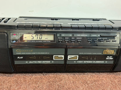 Garrard GPD 12 Boombox Radio & Cassette Recorder (1987)