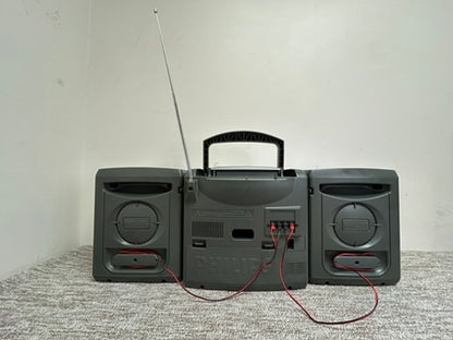 Philips AZ2765 Portable Boombox * CD-Radio-Double Cassette * Fully Serviced * New Belts