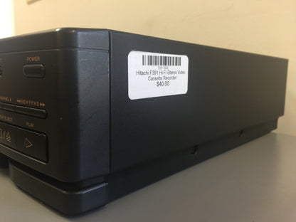 Hitachi F391 Hi-Fi Stereo Video Cassette Recorder