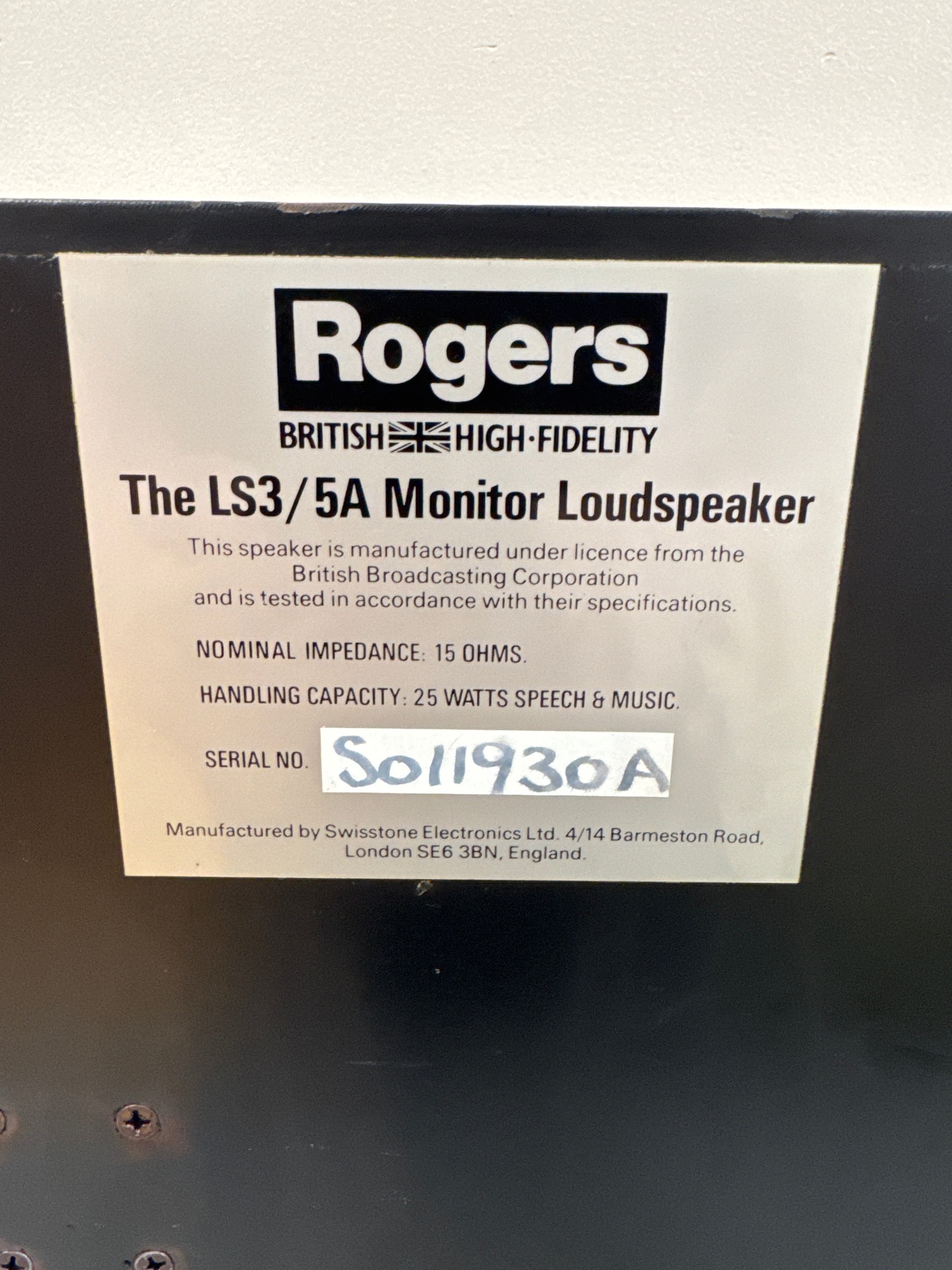 Rogers LS3/5A Speakers – The Turntable Store Rogers LS3/5A Speakers – The Turntable Store