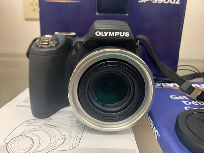 Olympus SP-59OUZ Digital Camera Bundle w/Accessories & Original Box