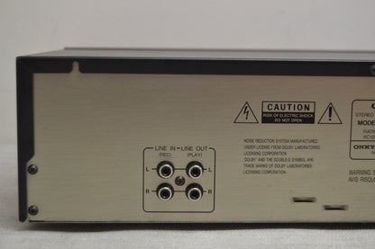 Onkyo TA-2017 Single Cassette Deck * Fully Serviced * New Belts