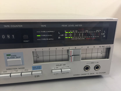 Sony TC-FX410R Single Cassette Deck