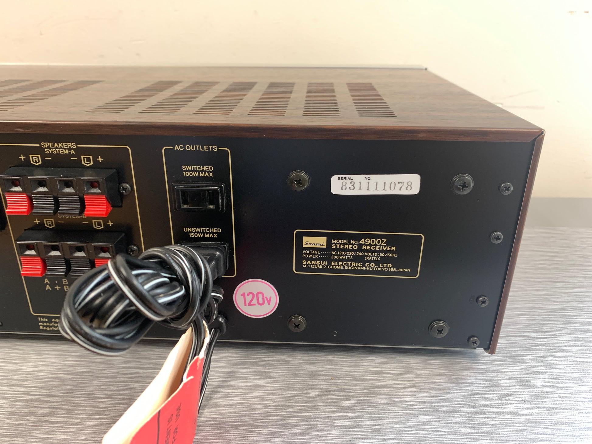 Sansui TU - 3900 AM/FM Stereo Tuner & AU - 4900 Integrated Amplifier (serviced Sansui TU - 3900 AM/FM Stereo Tuner & AU - 4900 Integrated Amplifier (serviced