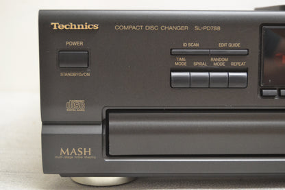 Technics SL-PD788 CD Carousel 5 Discs * Remote * Fully Serviced * New Belts