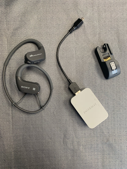 SONY NW-WS623 Wireless Bluetooth Headphones w/ Charger