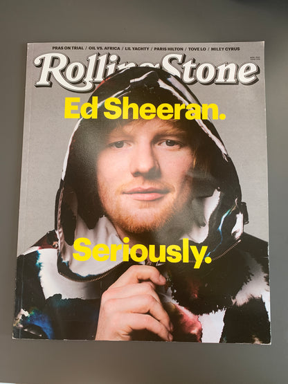 Ed Sheeran Rolling Stone Magazine